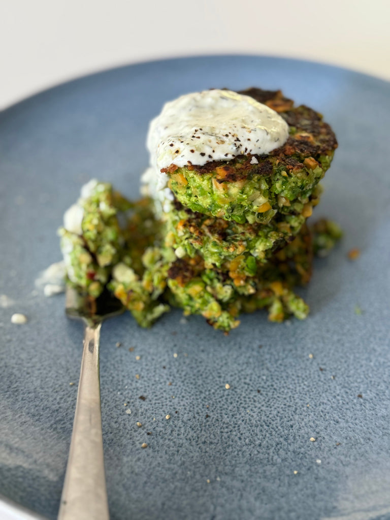 Pea & Broccoli Fritters